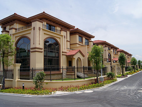 MS膠應用于別墅區